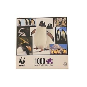 Penguins - 1000pc Wild Story WWF. Puzzle